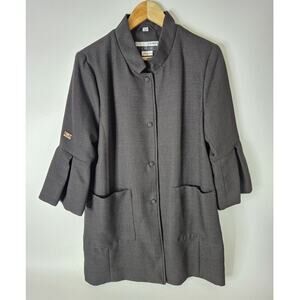 Nikki Jones Boutique Montreal Duster Blazer Dress Coat Women Size Medium